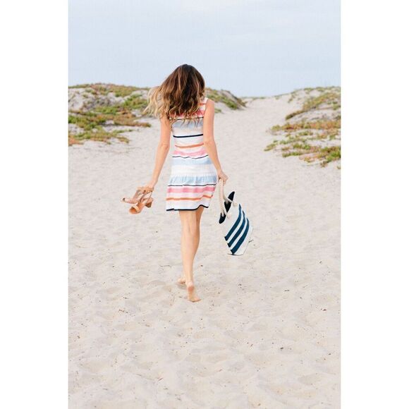 J. McLaughlin Women's Striped dress Size 8 Multicolor - Picture 2 of 6